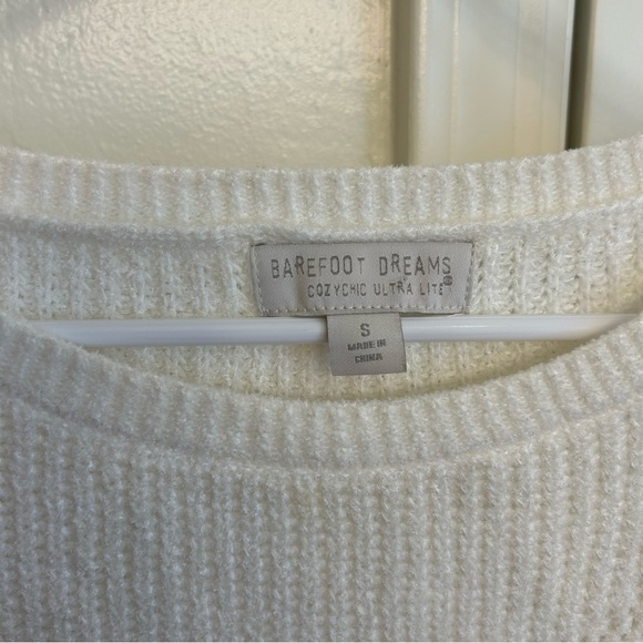 Barefoot Dreams CozyChic Ultra Lite Stitch Dolman Pullover Size Small - Picture 4 of 11